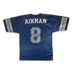 Vintage Men's Logo Athletic Dallas Cowboys Troy Aikman #8 Football Jersey Medium